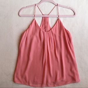 Naked Zebra Pleated Flowy Cami Top